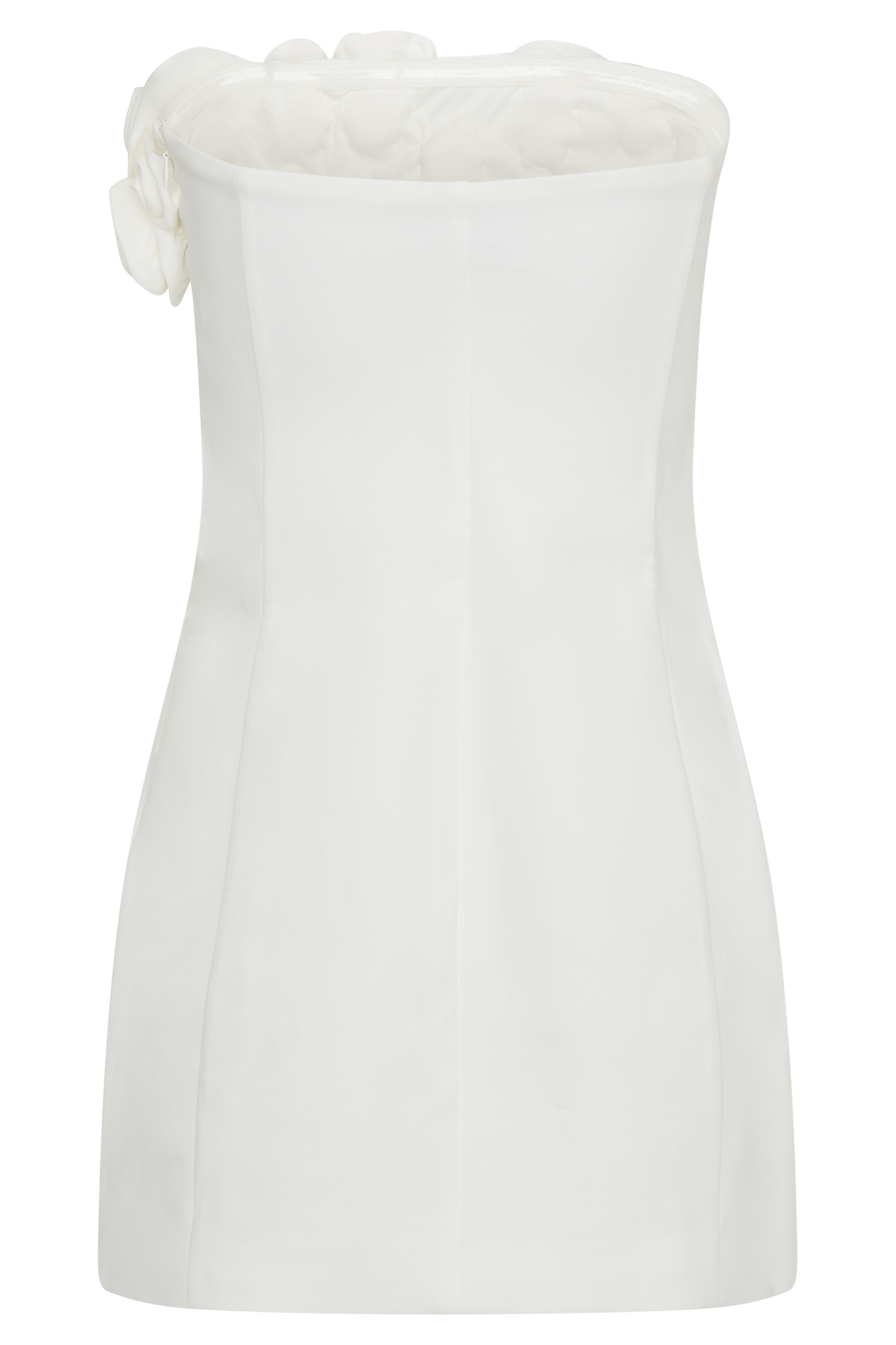 Brooks Rose Mini Dress - White